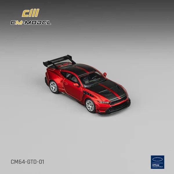 Pre-Order CM Model 1/64 Mustang MK7 GTD Chroma Flame CM64-GTD-01 Limited Diecast Model Car
