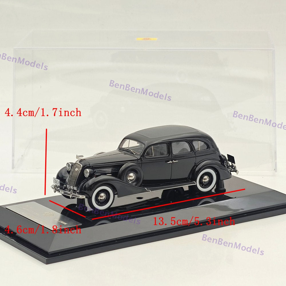 DiP Models 1/43 1940 ZIS-101 110106 Moscow Limousine Black Resin