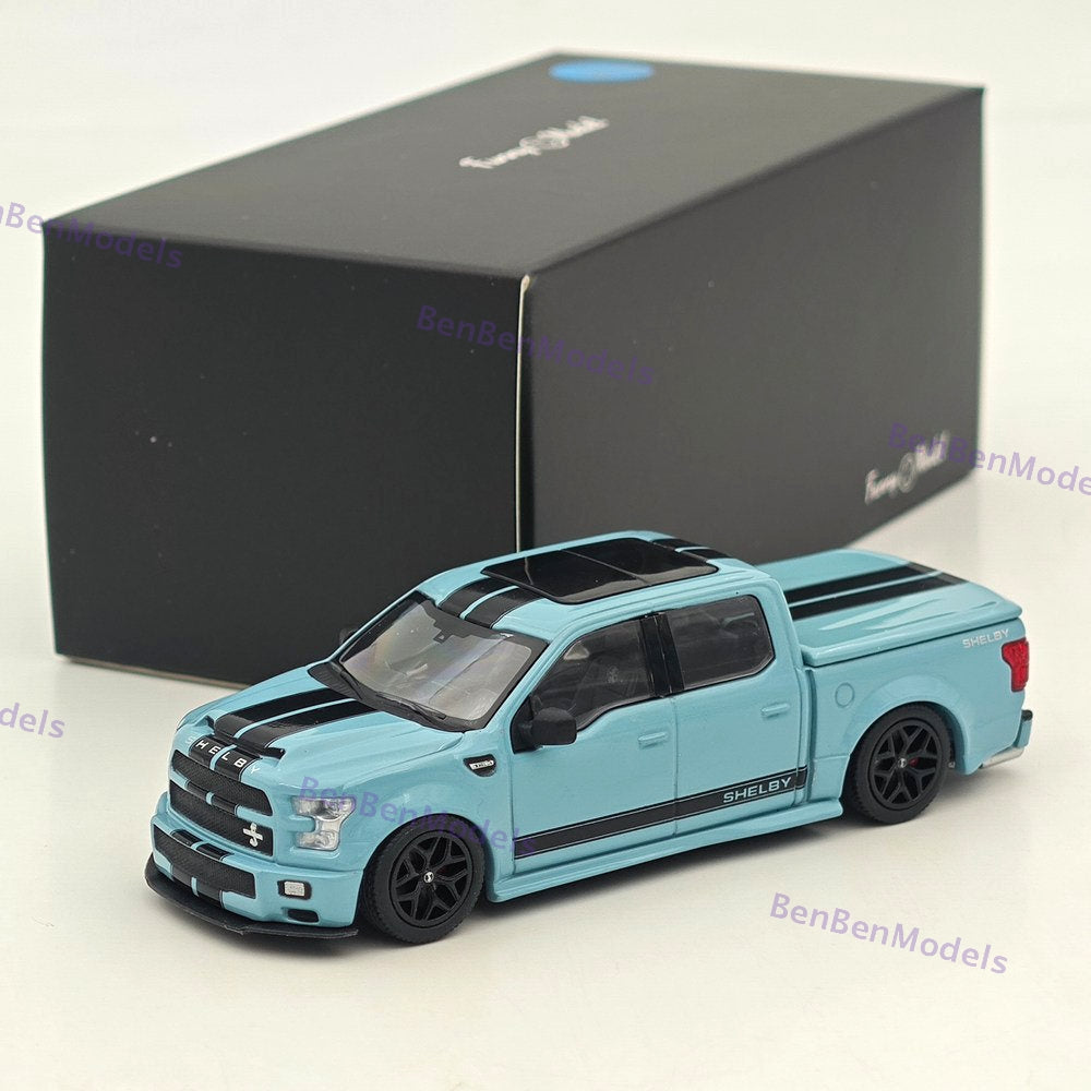 1:64 Funny Model F15 F-150 Super Snake Shelby Pickup Sport Truck Diecast