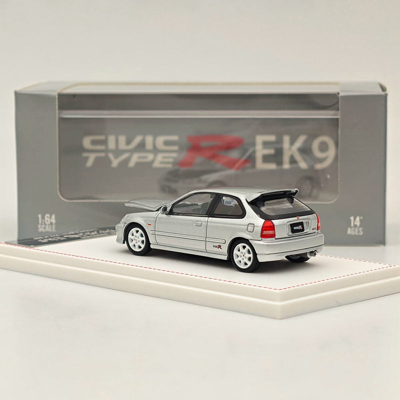 1/64 FH Honda Civic Type R EK9 Silver Diecast Models Car Toy Limited Collection