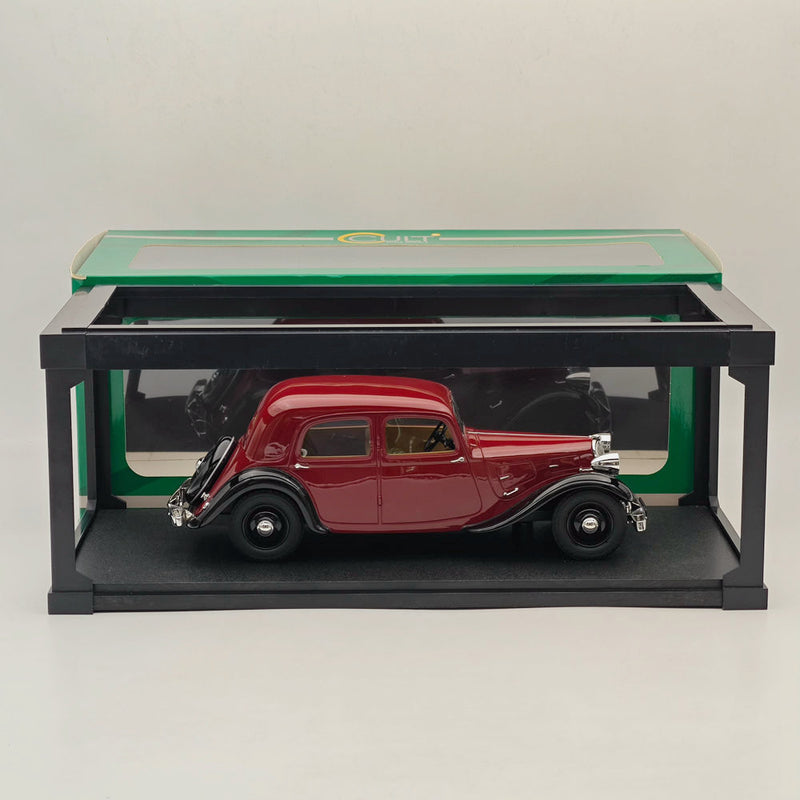 Cult 1/18 Scale Citroen Traction Avant 7CV 1935 Resin Model Car Collection Red