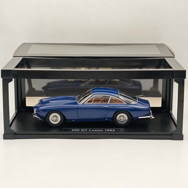 KK-Scale 1:18 Ferrari 250 GT Lusso 1962 Diecast Models Car Collection Blue