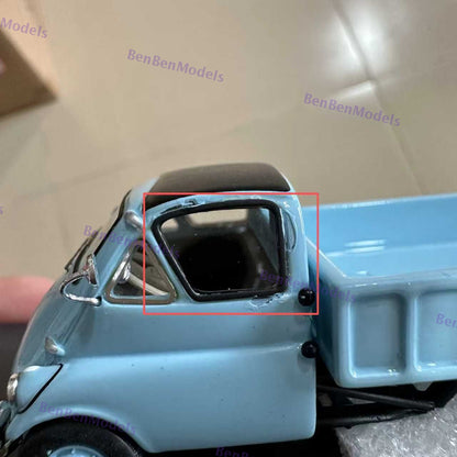 1/43 Matrix Isetta Autocaro Light Blue Small Transport Pickup Model Used