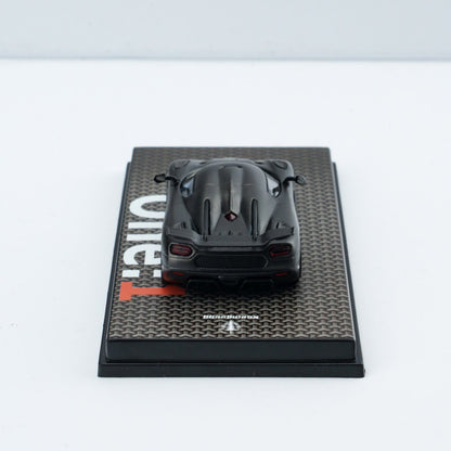 TW 1:64 Coniseger One 1 KNC Full Carbon Black Coniseger Alloy Car Model