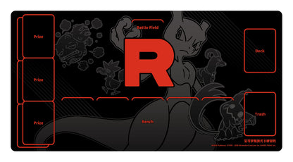 Pokemon Team Rocket Deluxe Gift Box Mewtwo ex Playmat Sleeves Deck Case