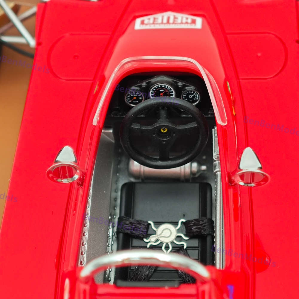 1/18 Tecnomodel Ferrari F1 312 B3-73 #4  MONACO GP 1973 ARTURO MERZARIO Red