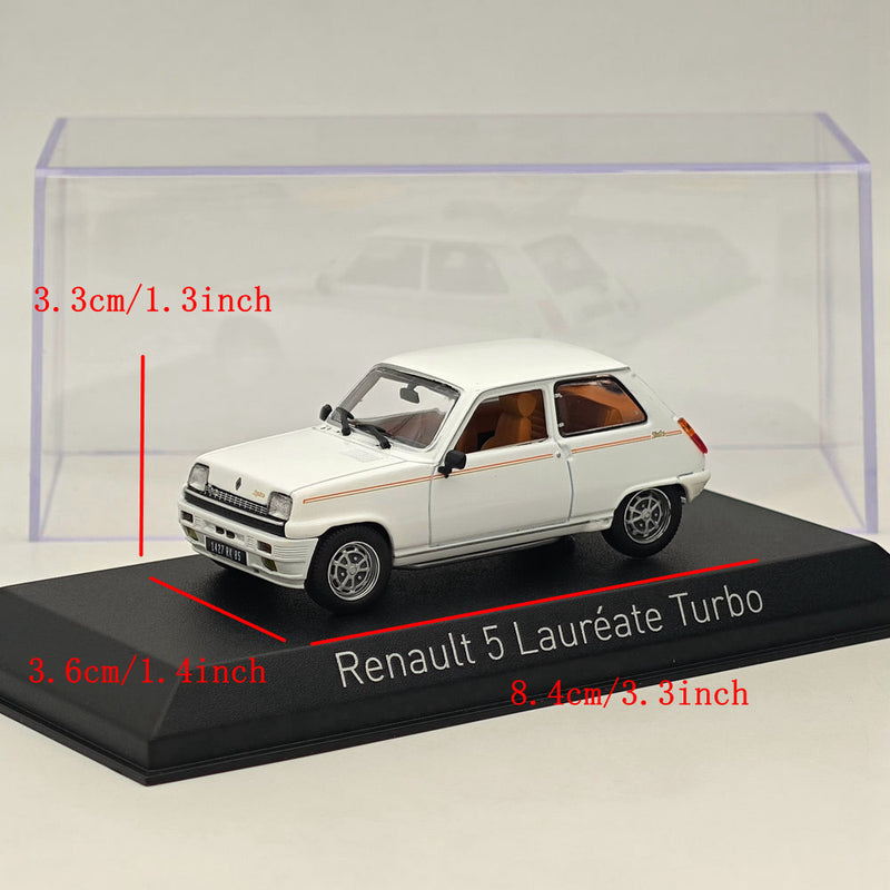 1/43 Norev Norev Renault 5 Lauréate Turbo 1985 Diecast Model Cars Limited White