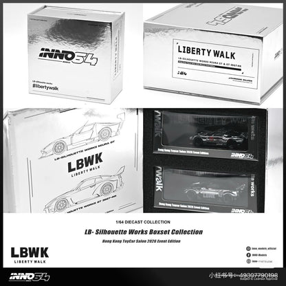 INNO64 1:64 LB-Silhouette Works Boxset Hong Kong ToyCar Salon 2026 Diecast Model
