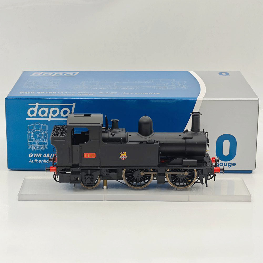 Dapol O Gauge 7S-006-025 14xx Class 1413 - DCC 0-4-2T BR Black with Early Emblem