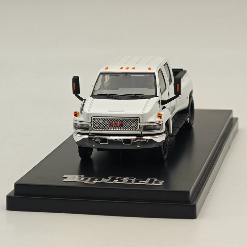 1/64 GOC Chevrolet Kodiac & GMC Topkick C4500 Pickup White Diecast Models Car