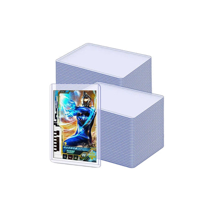 25Pcs 35PT Clear Hard Card Sleeves PVC Rigid Card Holders Waterproof Anti-scratch Standard Trading Card Protectors