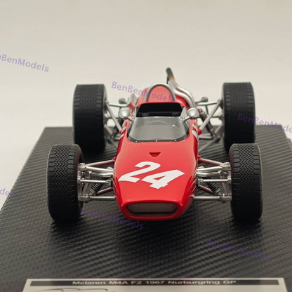 1/18 Tecnomodel Bruce Mclaren M4A F2 Rouen GP #24 1967 Nurburgring GP Resin Car