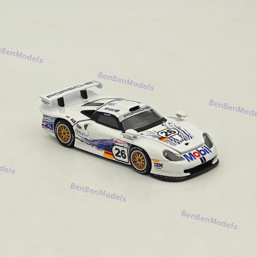 1:64 TSD 911 GT1 24h LeMans 1997 Openable - Hood Diecast Metal Car Limited