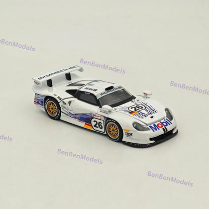 1:64 TSD 911 GT1 24h LeMans 1997 Openable - Hood Diecast Metal Car Limited