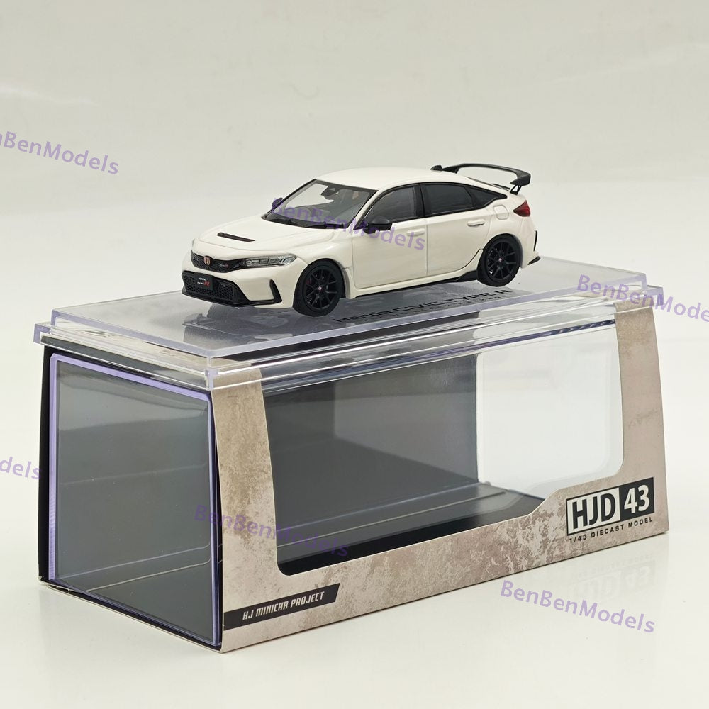 1/43 Hobby Japan HJD43 CIVIC TYPE R (FL5) RACING BLACK Package Diecast Car Model