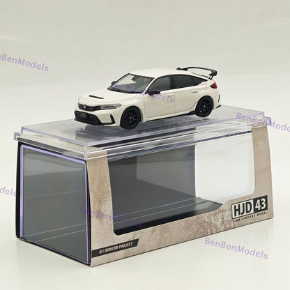 1/43 Hobby Japan HJD43 CIVIC TYPE R (FL5) RACING BLACK Package Diecast Car Model