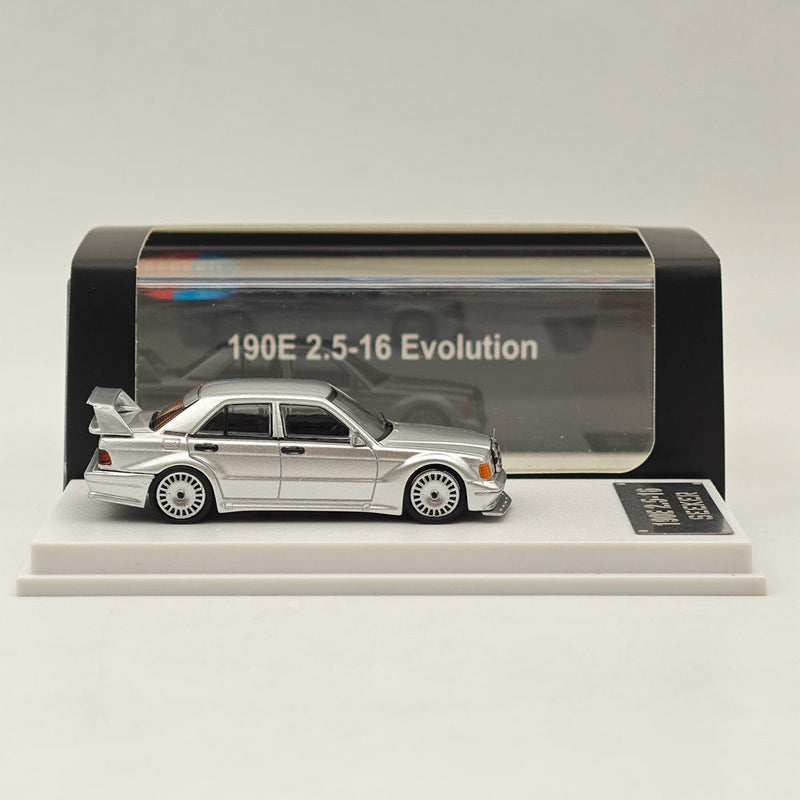 SEEKER 1:64 Mercedes-Benz 190E 2.5-16 Evolution Diecast Toys Car Models Collection Gifts