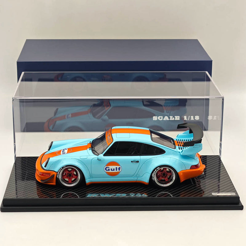 *RARE* TGM Model 1/18 RWB Porsche 911 964 Blue Gulf TGM18003 Resin Limited Edition Collection