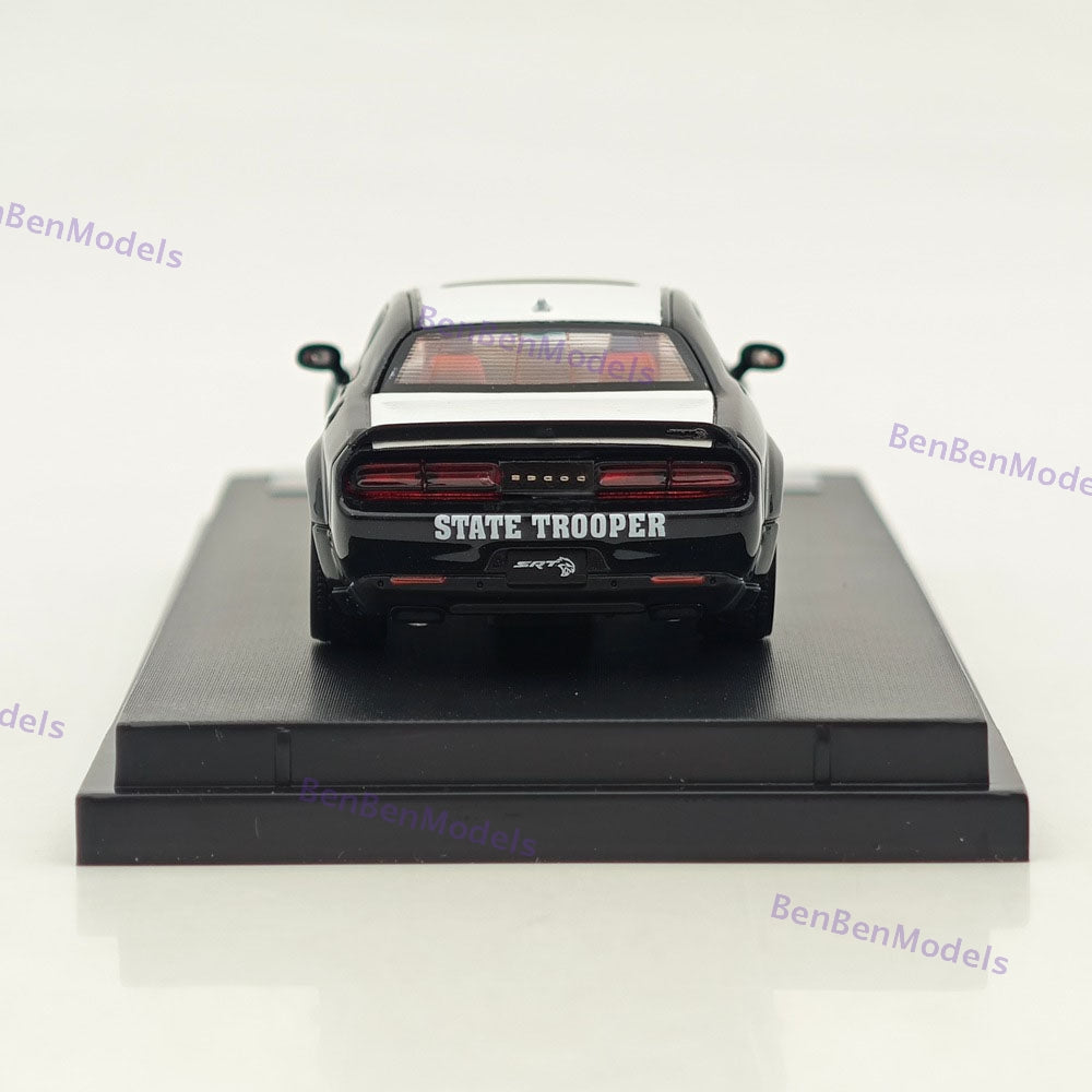 SH 1/64 Challenger Hellcat Texas State Trooper Diecast Model Car Limited Collection