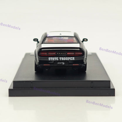 SH 1/64 Challenger Hellcat Texas State Trooper Diecast Model Car Limited Collection
