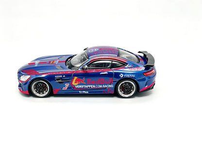 1:64 SCALEON Benz AMG GTR Racing Livery Sports Car Malaysia Limited Diecast Toys Model Gift