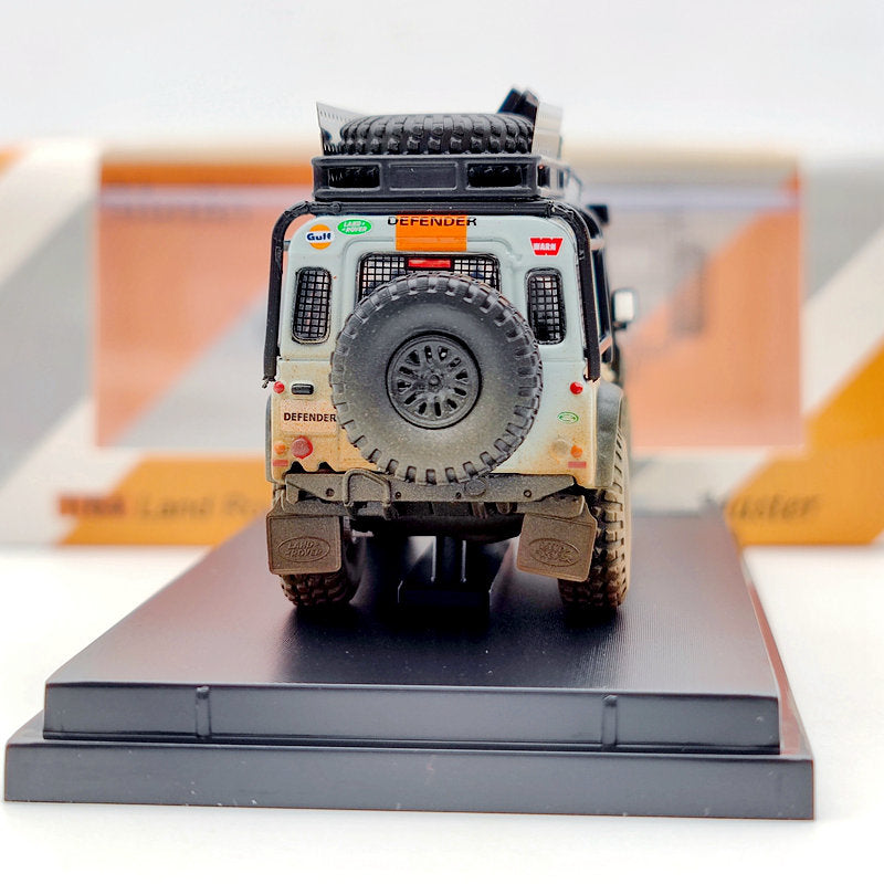 Master 1:64 Land Rover Defender 110 Gulf Muddy Painting Collection Diecast Model Toys Car Gifts