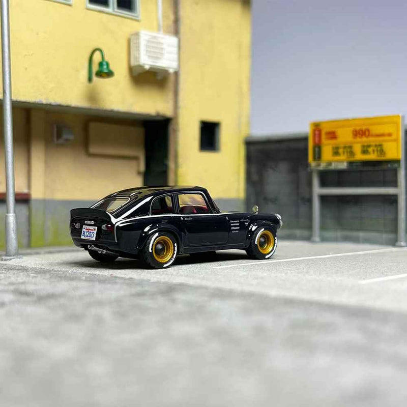 Mortal 1:64 Honda S800 Modified Version Diecast Toys Car Models Miniature Vehicle Hobby Collectible Gifts