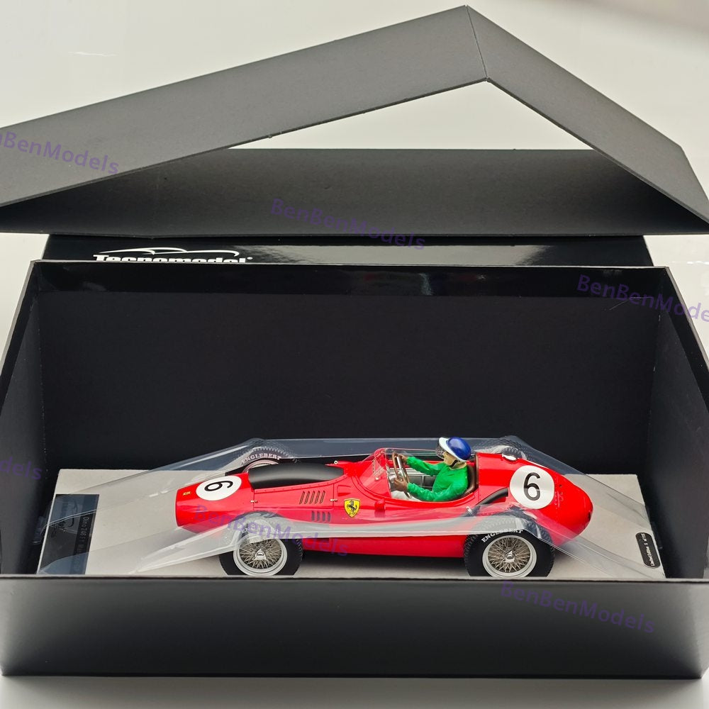 Tecnomodel 1/43 Ferrari Dino 246 F1 #6 Mike Hawthorn, Marocco GP 1958 - Modellino