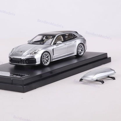 Rhino Model RM 1:64 Porsche Panamera Sport Turismo Diecast Car Model Collectible Gifts