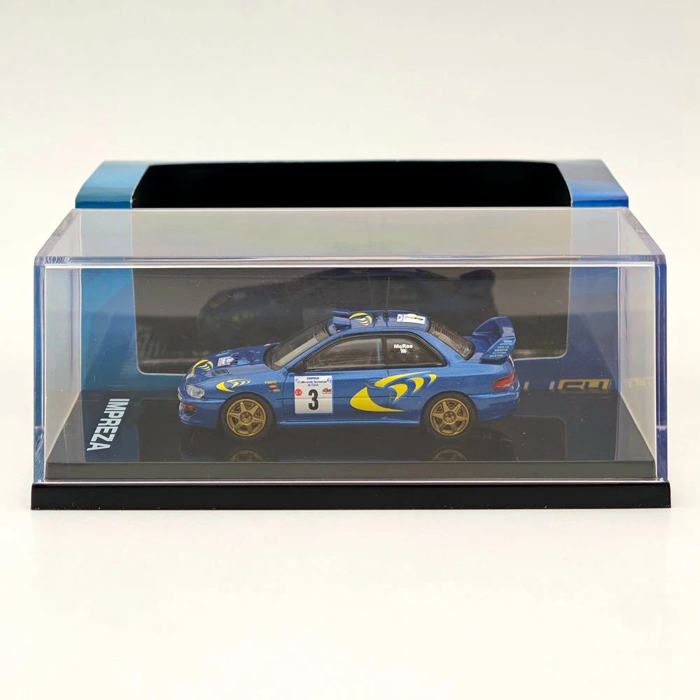 Hobby Japan 1:64 IMPREZA WRC 1997 #3 TOUR DE CORSE Winner Alloy Model HJR642041C