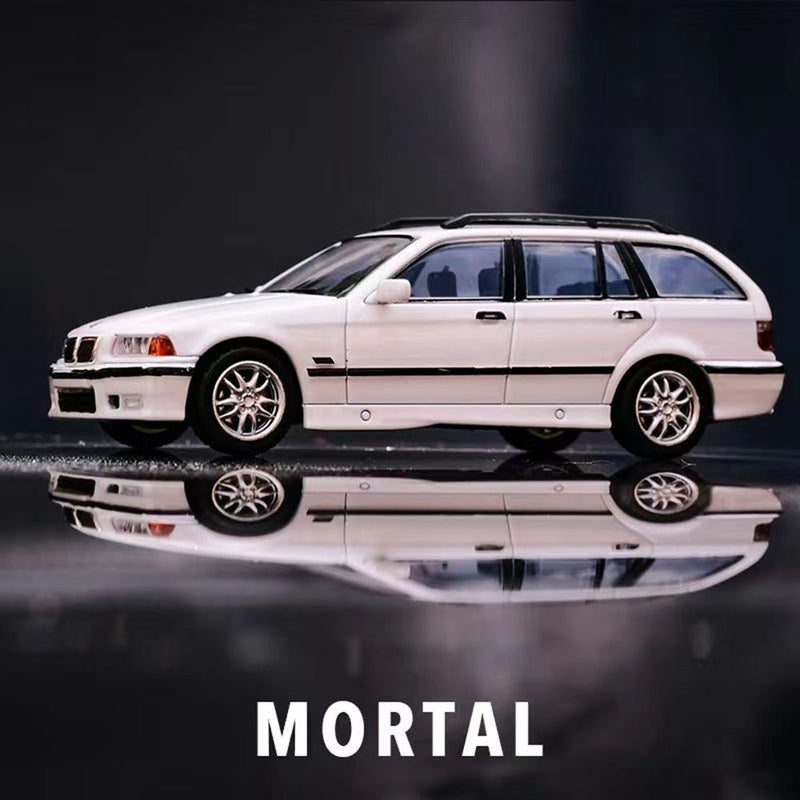 Mortal 1:64 BMW E36 3-Series Four Door Dtation Wagon Diecast Toys Car Models Hobby Collection Gifts Limited Edition