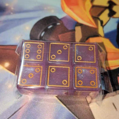 2026 Gundam Card Game Fate's Blazing Flame Set of 6 Dice Damage Counters Sealed