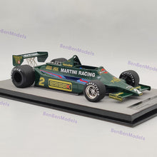 1/18 Tecnomodel Mythos Series Lotus 79 1979 ltaly GP #1 Carlos Rentemann Resin