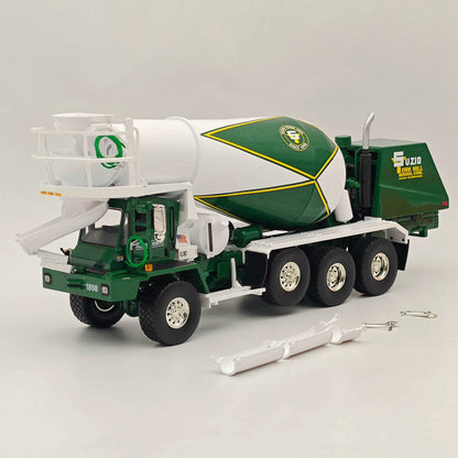 First Gear 1/34 Oshkosh Front Discharge Mixer Green 19-4189 Diecast Metal Replica Collection