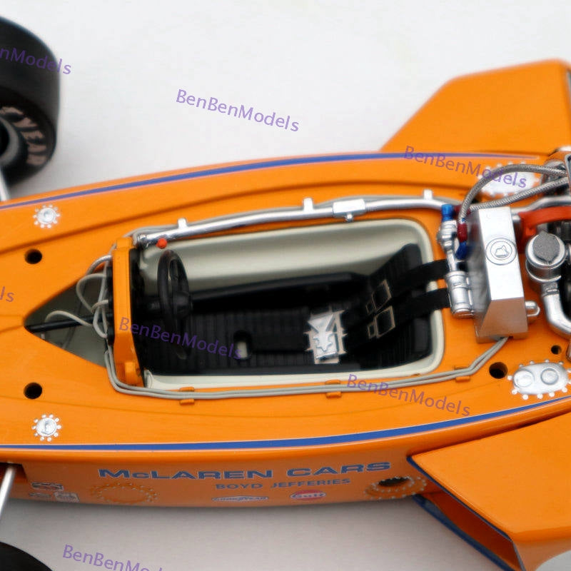 1:18 Replicarz 1972 Indianapolis 500 Peter Revson #12 R184826 Diecast Orange
