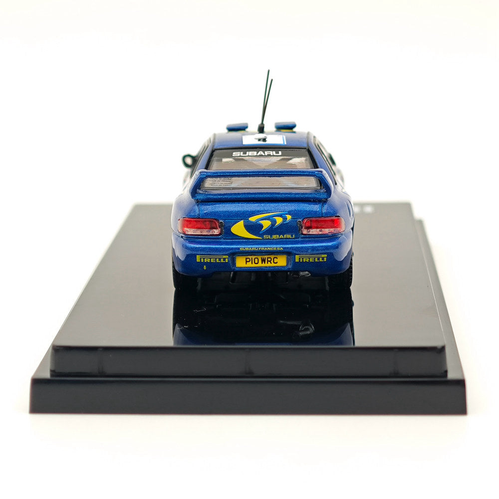 1/64 Hobby Japan SUBARU IMPREZA WRC 1997 #4 TOUR DE CORSE Blue Diecast Models