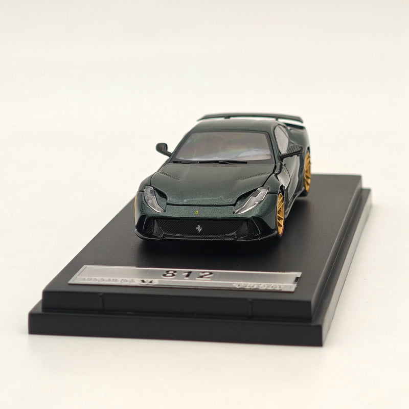 Little Toys 1/64 Ferrari 812 V12 Novitec Alloy Models Car Collection Green