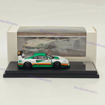 Ghost Player 1/64 F40 LBWK White Racing Sports Diecast Model Car Limited Edition