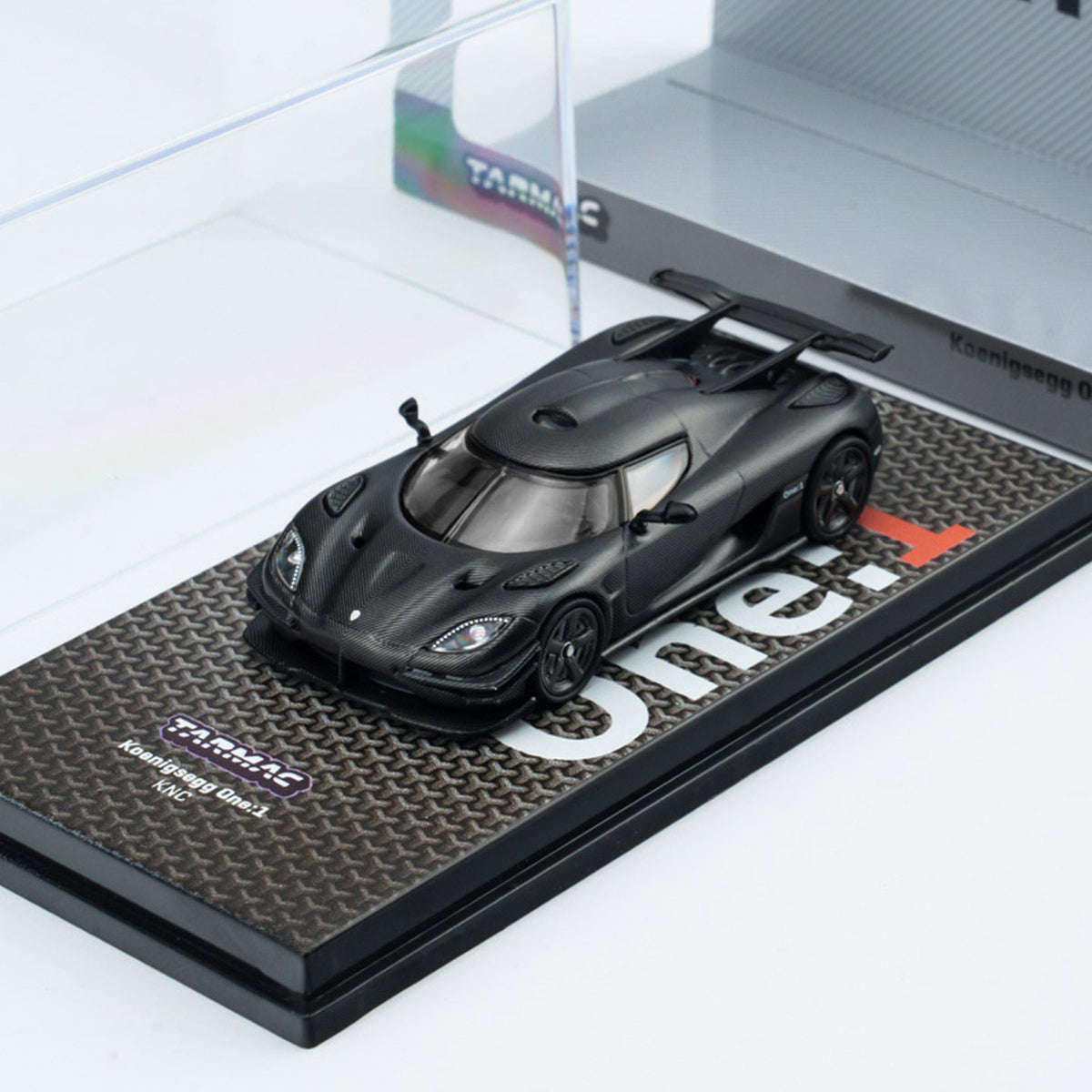 TW 1:64 Coniseger One 1 KNC Full Carbon Black Coniseger Alloy Car Model