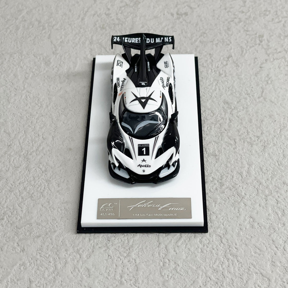 SmallcarsART 1:64 Apollo IE Racing Version Alloy Die- cast Model Sun God Series