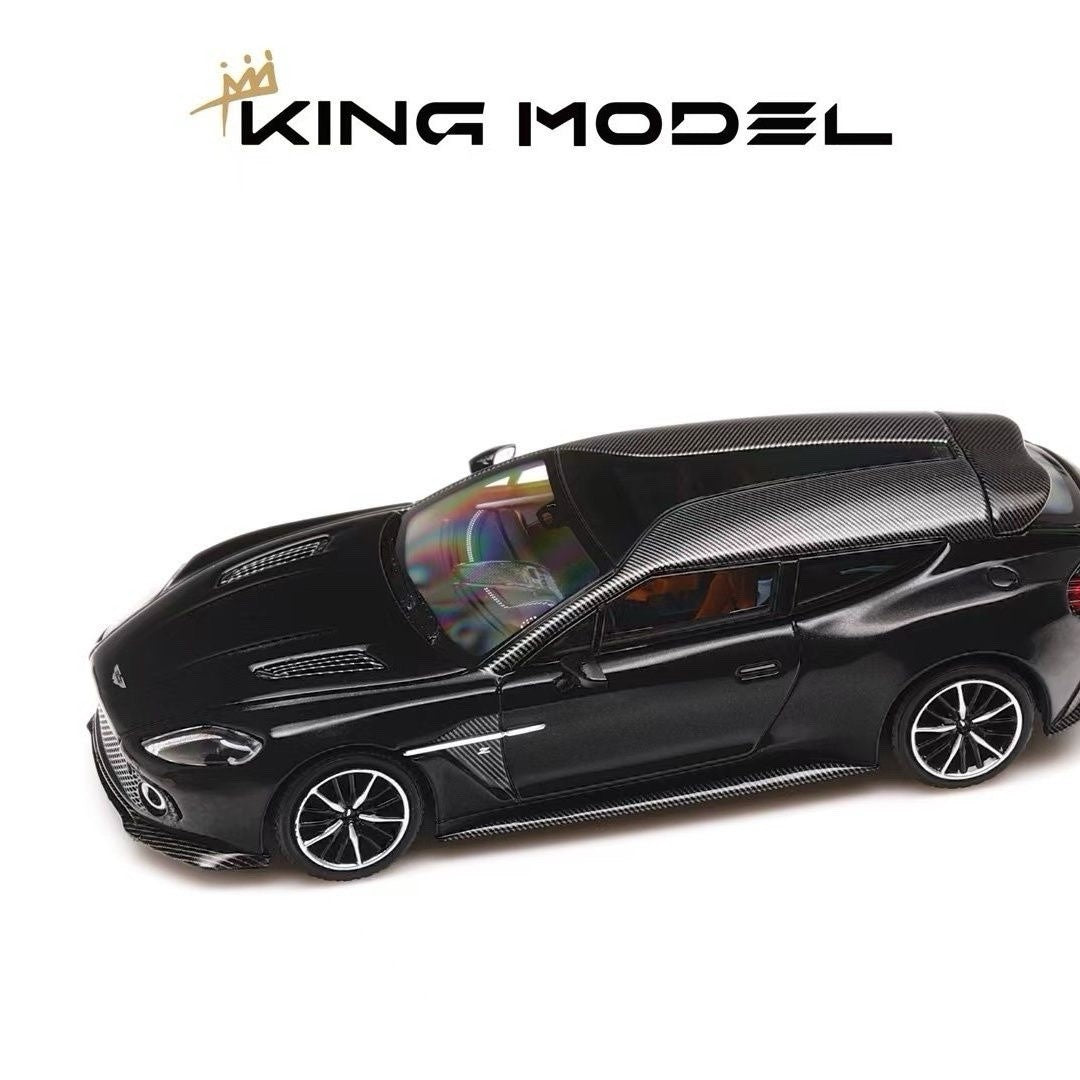 KING MODEL 1:64 Aston Martin Vanquish Zagato Shooting Brake Diecast Toys Car Model Gifts