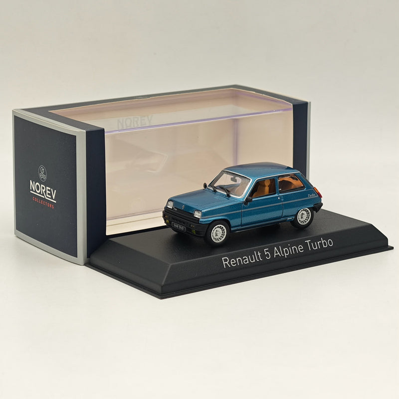 1/43 Norev Renault 5 Alpine Turbo 1983 Diecast Model Cars Collection Blue