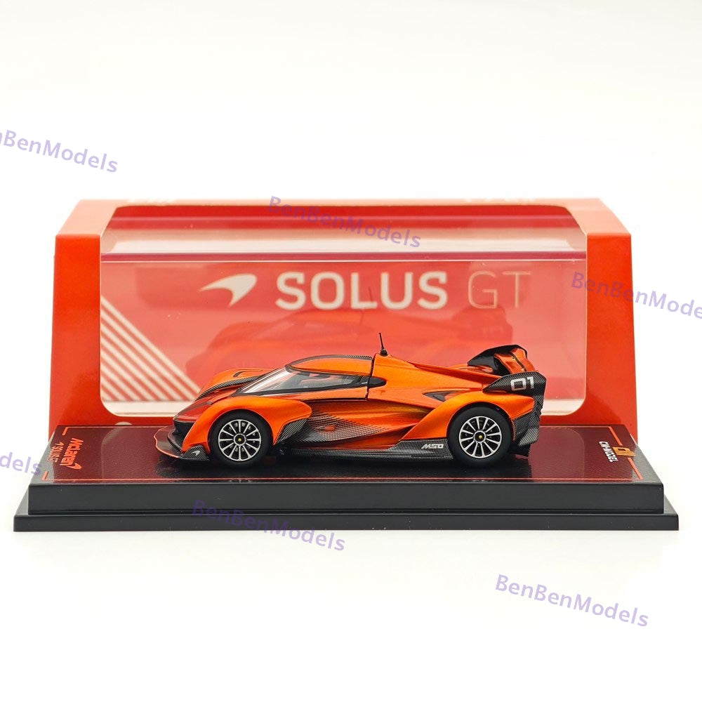 1/64 CM Mclaren Solus GT Racing Sports Diecast Metal Car Ornaments Supercar