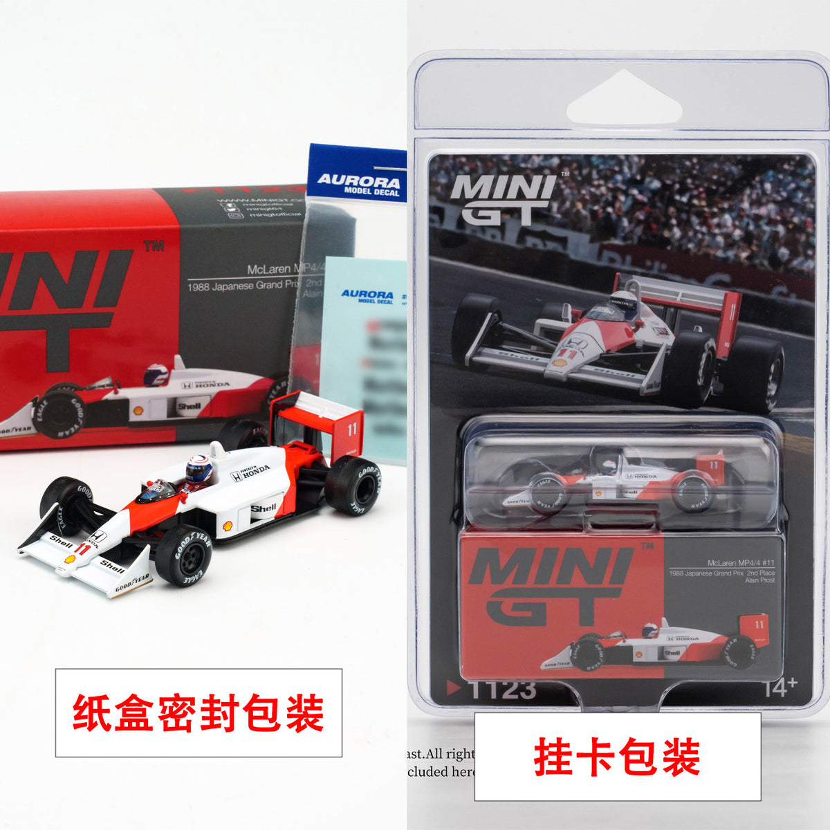Elton Serena MCLUNE MP4 99t TG184 Minigt 1:64 F1 Racing Model
