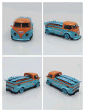 LMLF 1:64 VW T1 Wide body Pickup Truck Diecast Toys Car Models Collection Gifts Limited Edition