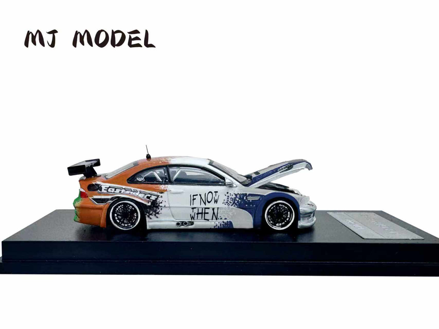 MJ 1:64 Scale M3 GTR E46 NFSA Need for Speed: Assemble Livery Metal Diecast Toys Models Car Collection Miniature Hobby Gifts
