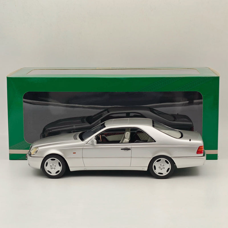 Cult 1/18 Mercedes Benz 600 SEC C140 1992 Resin Model Car Collection Silver