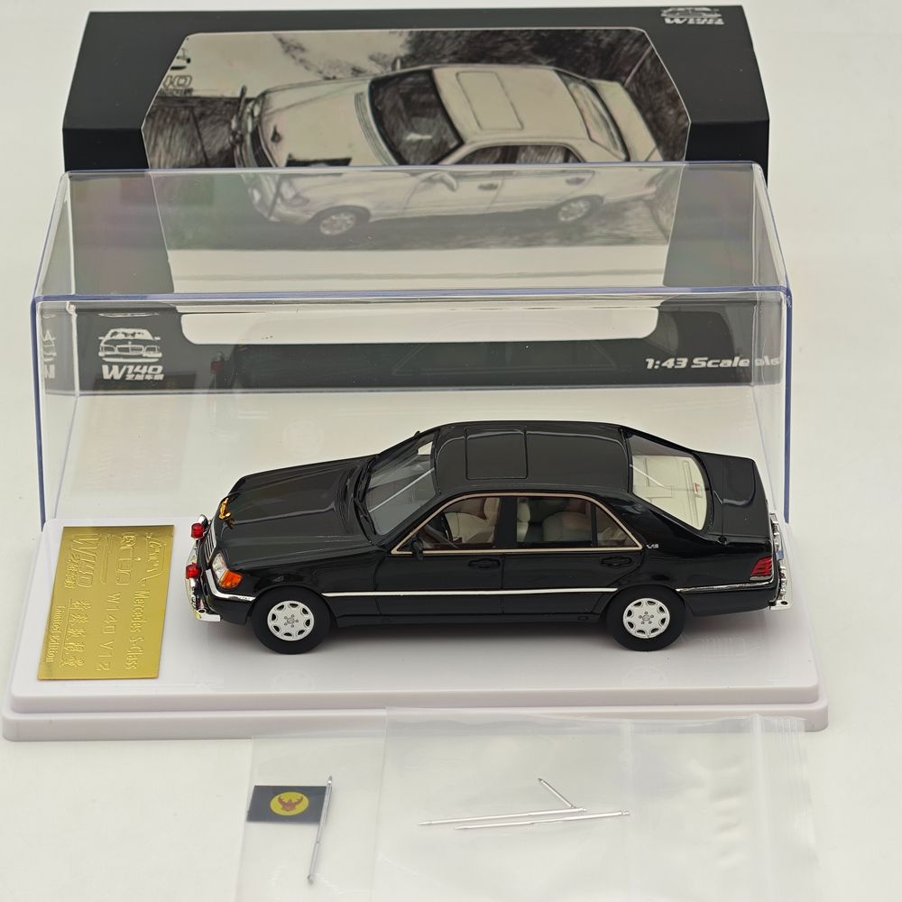 WTX 1:43 W140 V12 Thai Royal S-Class Resin Car Model Collectible Gifts Limited