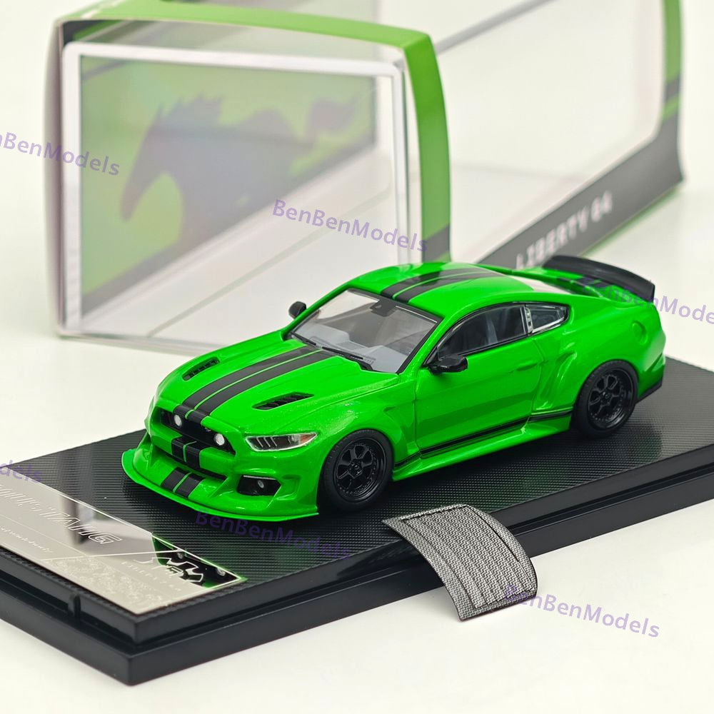 1:64 Liberty Mustang Clinched Widebody Muscle Sports Diecast Metal Car