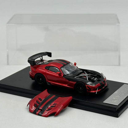 Hone Model 1/64 Viper MK3 ACR Magnetic Hood Racing Sports Diecast Model Car